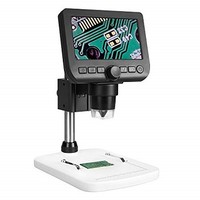[해외] Mustcam 4.3-inch Multifunctional LCD Standalone Inspection Digital Microscope, 600x magnifications, Video and Photo Capture, Micro-SD Card Included, Works on PC/TV/Android Too Measur