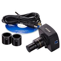 [해외] AmScope 10MP USB3.0 Real-Time Live Video Microscope Digital Camera 10 MP