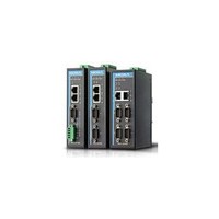 [해외] MOXA NPort IA5150A-T 1-Port RS-232/422/485 Industrial Automation Serial Device Server with Serial/LAN/Power Surge Protection, Two 10/100BaseT(X) Ports with Single IP, -40 to 75°C o