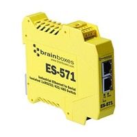 [해외] Brainboxes - Device Server - 10MB LAN, 100MB LAN, RS-232, RS-422, RS-485 (ES-571)