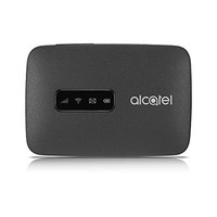 [해외] Router Hotspot Alcatel 4G LTE MW40 Unlocked GSM (4G At and T Cricket H2O USA Latin Caribbean Europe) Up to 15 wifi users MW40CJ (Black)