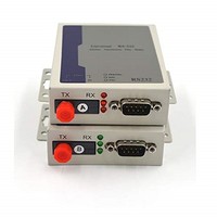 [해외] Guantai Data Extenders - Bidirectional RS 232 Data Over Singlemode Fiber Optic up 20Km (Transmitter and Receiver)