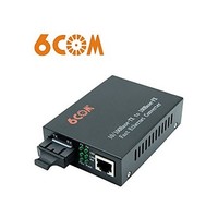[해외] 6COM Gigabit Ethernet Media Converter, 100Mb/s Multi-mode SC Fiber, 10/100Base-TX to 100Base-FX, up to 2km