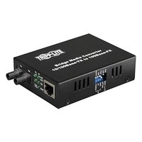 [해외] Tripp Lite 10/100 ST UTP to Fiber Media Converter - 1 x RJ-45 , 1 x ST Duplex - 10/100Base-TX, 100Base-FX - N784-001-ST