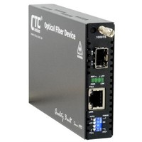 [해외] SFP to copper Gigabit Ethernet 1000BaseT jumbo packet fiber optic media converter - FIB1-1000TS