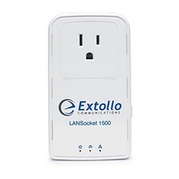 [해외] Extollo Gigabit Ethernet Powerline Adapter LANSocket 1500 HomePlug AV2000 MIMO Kit