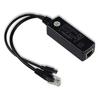[해외] UCTRONICS IEEE 802.3af Micro USB Active PoE Splitter Power Over Ethernet 48V to 5V 2.4A for Tablets, Dropcam or Raspberry Pi (48V to 5V 2.4A)
