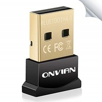 [해외] Onvian USB Bluetooth Adapter CSR 4.0 Dongle Receiver Transfer Wireless Adapter for PC Computer Laptop Supports Windows 10 8.1 8 7 Vista XP - Upgraded Version