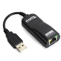 [해외] Plugable USB 2.0 to Ethernet Fast 10/100 LAN Wired Network Adapter Compatible with MacBook, Chromebook, Windows, Linux, Wii, Wii U and Switch Game Console