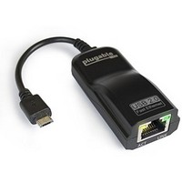[해외] Plugable USB 2.0 OTG Micro-B to 10/100 Fast Ethernet Adapter Compatible with Windows Tablets and Raspberry Pi Zero (ASIX AX88772A chipset).