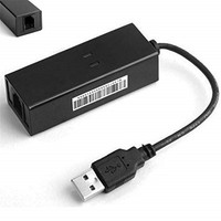 [해외] Gotd New USB 56K V.90 V.92 External Dial Up Voice Fax Data Modem for Win XP Vista 7 8 Linux (Black)