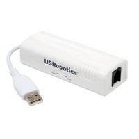 [해외] U.S. Robotics USR5637 56K USB Controller Dial-Up External Fax Modem with Voice