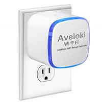 [해외] Upgraded 2019 Aveloki WiFi Range Extender 300Mbps Travel WiFi Repeater/Internet Signal Booster Amplifier with Ethernet Port for Travel WiFi Router/Home WiFi Signal Booster