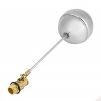 [해외] DN15 G1/2 Brass Male Thread Water Sensor Stainless Steel Float Ball Value 0.1-0.8MPa Used in Pipelines