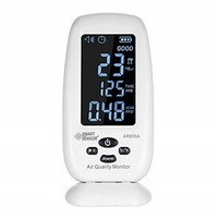 [해외] KKmoon SMART SENSOR 5-in-1 Digital Air Quality Monitor with Temperature Humidity PM2.5 Air Quality Monitoring Tool Indoor Air Quality Environment Testing Detecting Instrument for I