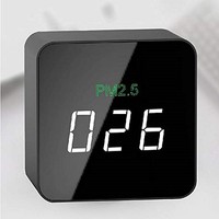 [해외] New Mini PM2.5 Detector Air Quality Tester Monitor Reminder Gas Analyzers Meter with Portable USB Charging AIR-06 Black