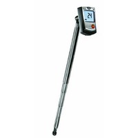 [해외] Testo 405 Digital Mini Anemometer with Hot-Wire Probe, 0 to 10 m/s Velocity, 0 to 99,990 m3/h Air Flow Volume, -20 to +50° C Temperature