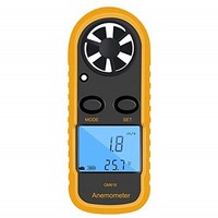 [해외] Four GM816 Digital Anemometer Wind-Speed Gauge Meter LCD Handheld Airflow Windmeter Thermometer