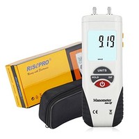 [해외] Manometer, RISEPRO Digital Air Pressure Meter and Differential Pressure Gauge HVAC Gas Pressure Tester