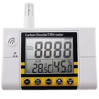 [해외] Carbon Dioxide/Temperature/Humidity Air Quality Monitor Meter,Wall Mountable CO2 Detector, RH Indoor Air Quality IAQ Sensor, 0~2000ppm Range