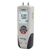 [해외] RUPSE Hand-held HT-1890 Digital Differential Pressure Gauge Barometer Professional Digital Air Pressure Meter and HVAC Manometer
