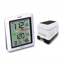 [해외] ECOWITT WH0290 Air Quality Monitor Meter PM2.5 Detector Indoor Outdoor with Temperature and Humidity for Home Office Car