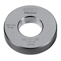 [해외] Mitutoyo 177-287 Setting Ring, 0.80 Size, 0.39 Width, 1.77 Outside Diameter, +/-0.00004 Accuracy