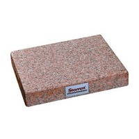 [해외] Starrett 81803 Crystal Pink Granite Toolmakers Flat, 12 Length, 8 Width, 2 Thickness, 0.0001 Overall Tolerance
