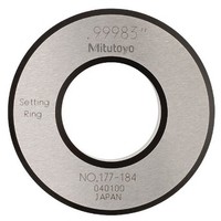 [해외] Mitutoyo 177-184 Setting Ring, 1.0 Size, 0.59 Width, 2.09 Outside Diameter, +/-0.00004 Accuracy