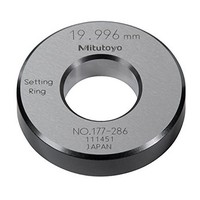 [해외] Mitutoyo 177-286 Setting Ring, 20mm Size, 10mm Width, 45mm Outside Diameter, +/-1.5Micrometer Accuracy