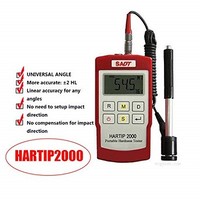 [해외] HFBTE HARTIP2000 Portable Digital Leeb Hardness Tester Gauge with 300 Data Storage RS232 Interface Metal Steel Durometer