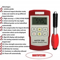 [해외] HFBTE HARTIP2200 Portable Leeb Hardness Tester with Wireless Probe D Test Block Metal Steel Hardness Meter Gauge
