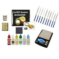 [해외] Diamond and Gold Silver Platinum Test Kit- Jewelry Testing Supplies with Box of Acids, Electronic Scale and Much More