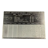 [해외] Gar Surface Roughness Scale C-9 Cast Microfinish Surface Comparator