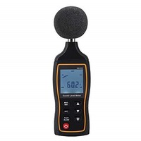 [해외] Sound Level Meter, sw523 Sound Level Reader LCD Display Digital Sound Level Meter Audio Decibel Meter Noise Measuring Instrument Decibel Meter, Noise Level Meter Monitor
