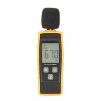 [해외] Sound Level Meter, GM1359 Digital LCD Sound Level Meter DB Meter Environmental Noise Tester for Noise Pollution Monitoring, Vehicle Noise Testing, etc, 30-130dBA, Auto Backlight