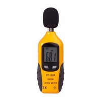 [해외] Flexzion Digital Decibel Sound Meter Level Tester Pressure Noise Measurement Tool Portable 30 dBA - 130 dBA with LCD Display Battery and Frequency Weighting for Musicians Sound Aud