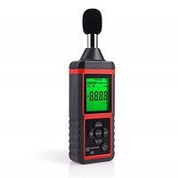 [해외] FOSHIO FT510 Digital Decibel Meter, Sound Level Meter with LCD Display, Range 30-130dB Noise Measuring Instrument Decibel Monitoring Tester(Battery Excluded)