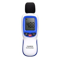 [해외] Sound Meter, COLEMETER Decibel Meter Digital Noise Meter Tester Range 30-130dB(A) with LCD Display(Batteries included)