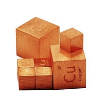 [해외] Copper Metal 10mm Density Cube 99.95% Pure for Element Collection
