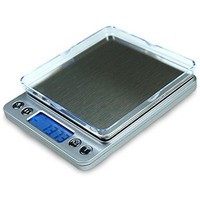 [해외] MOCCO 3000g x 0.1g High Precision Digital Portable Counting Scale, Multifunction Food Balance Scale, Tare and PCS Functions, LCD Display with Trays and PCS
