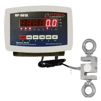 [해외] Optima Scales OP-926-10000 Digital Hanging Scale with High Precision Load Cell and Indicator, 10,000 lbs x 2 lbs