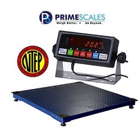 [해외] Prime Scales Heavy Duty 48x48 Floor Scale Pallet Scale with Premium Indicator, Calibration Certification and Weighing Software - Big Data Scale