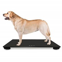 [해외] TeaTime High Accuracy Pet Scale Veterinary Dog Scale Weight for Small to Medium Sized Animals Rubber Mat for Dog Cat Peak Hold Function