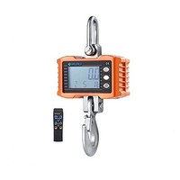 [해외] Hanging Scale,Klau 1000 kg 2000 lb Digital Industrial Heavy Duty Crane Scale LCD Display with Remote orange for Home Farm