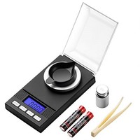[해외] Kntiwiwo Milligram Scale 50g/0.001g Scientific Lab Digital Pocket Scale for Reload with Calibration Weight for Medicine Powder Jewelry Weighing