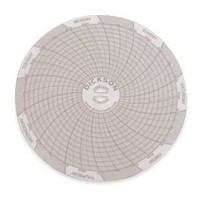 [해외] Circular Chart, 4 in, 0 to 300, 7 Day, Pk60