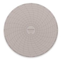 [해외] Circular Chart, 6 in, 0 to 250, 24 Hr, Pk60