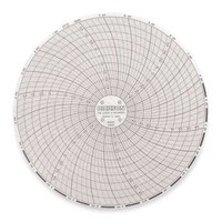 [해외] Circular Chart, 6 in, -50 to 50, 24 Hr, Pk60