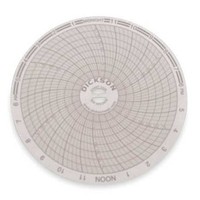 [해외] Circular Chart, 4In, 0 to 200psi, 24Hr, Pk60